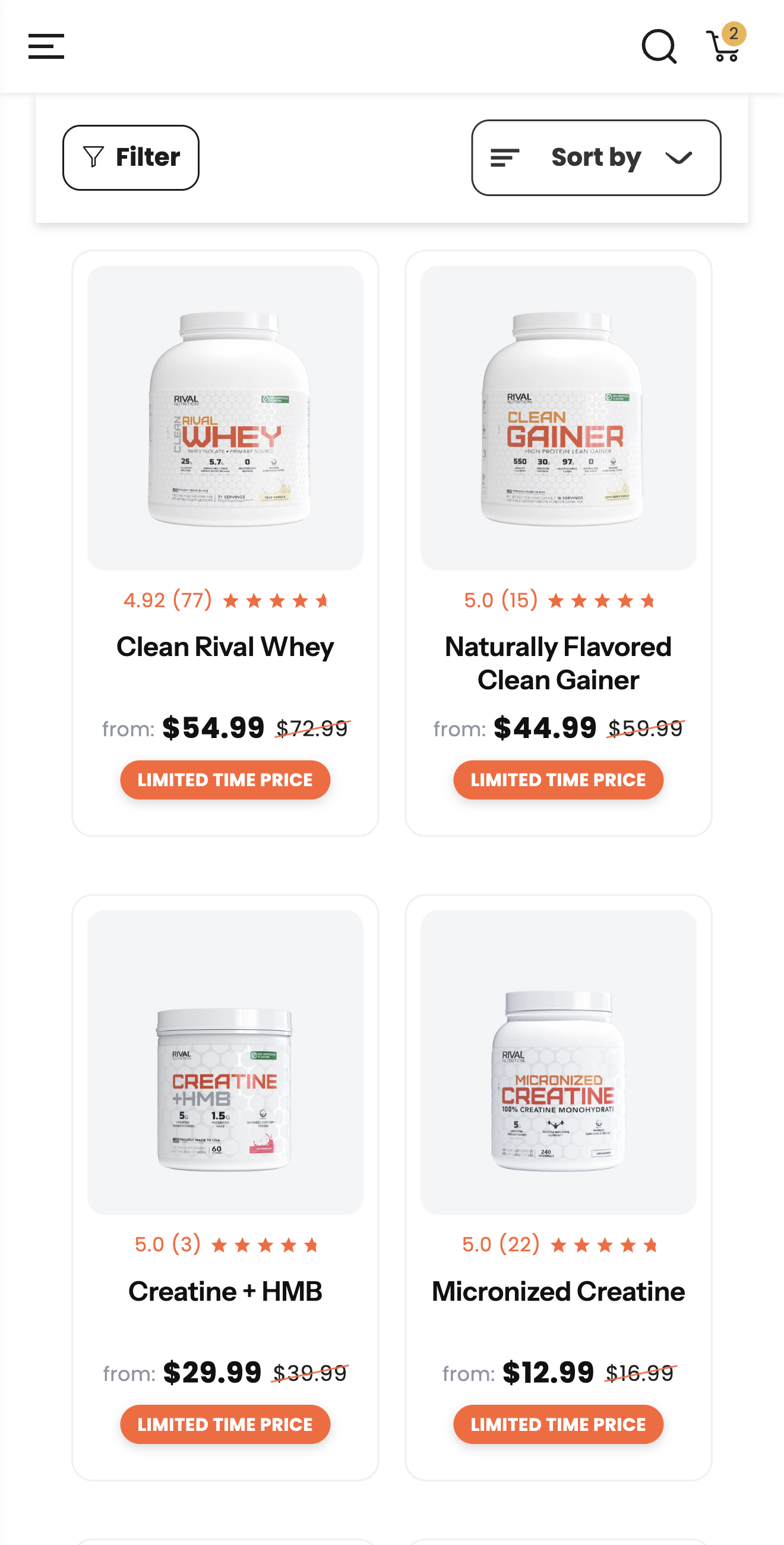 High-Conversion Supplement PDP with flavor swatches & serving size selectors