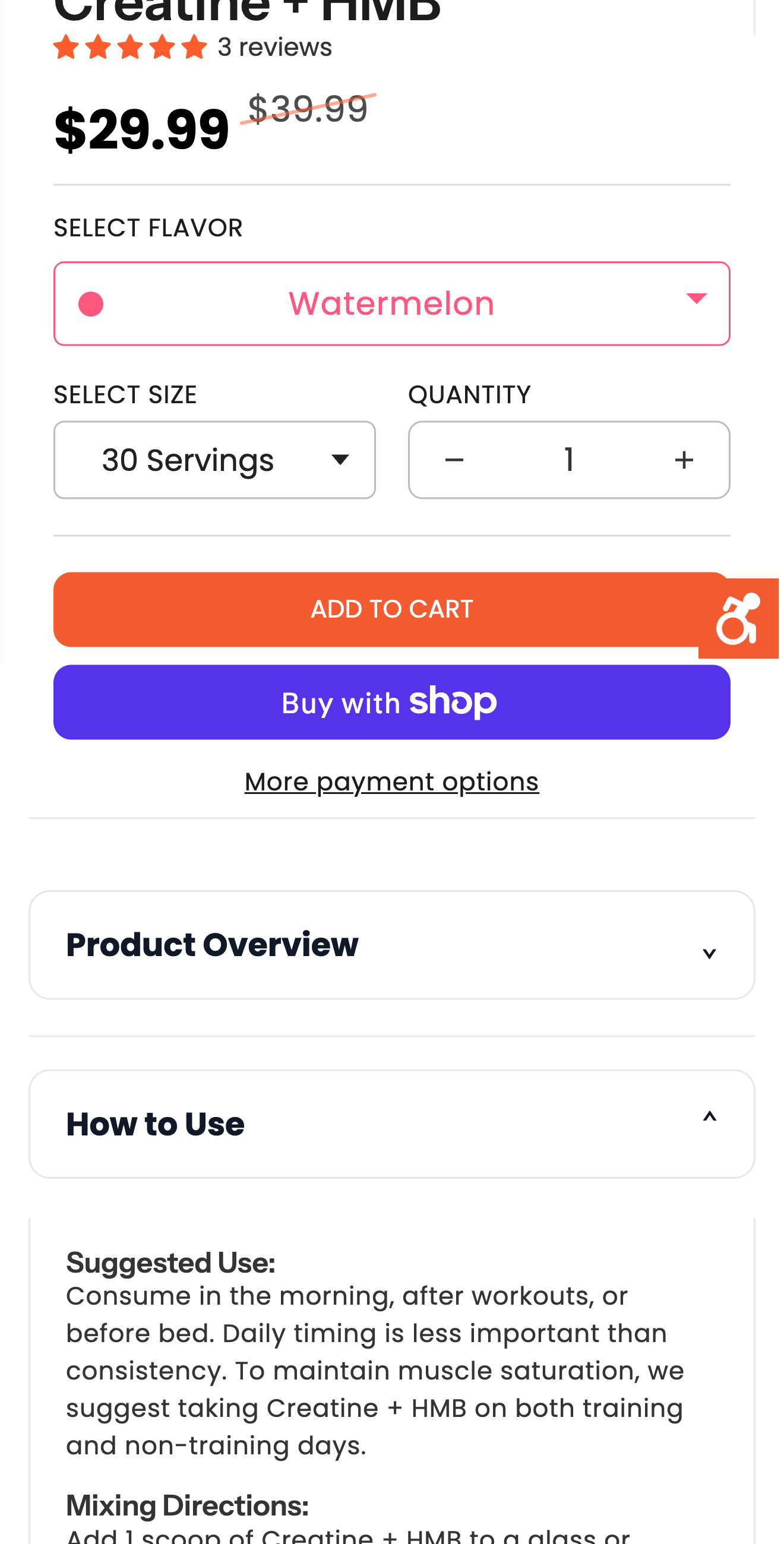 Slide-out cart drawer with dynamic auto-replenish frequency and 1-click cross-sells