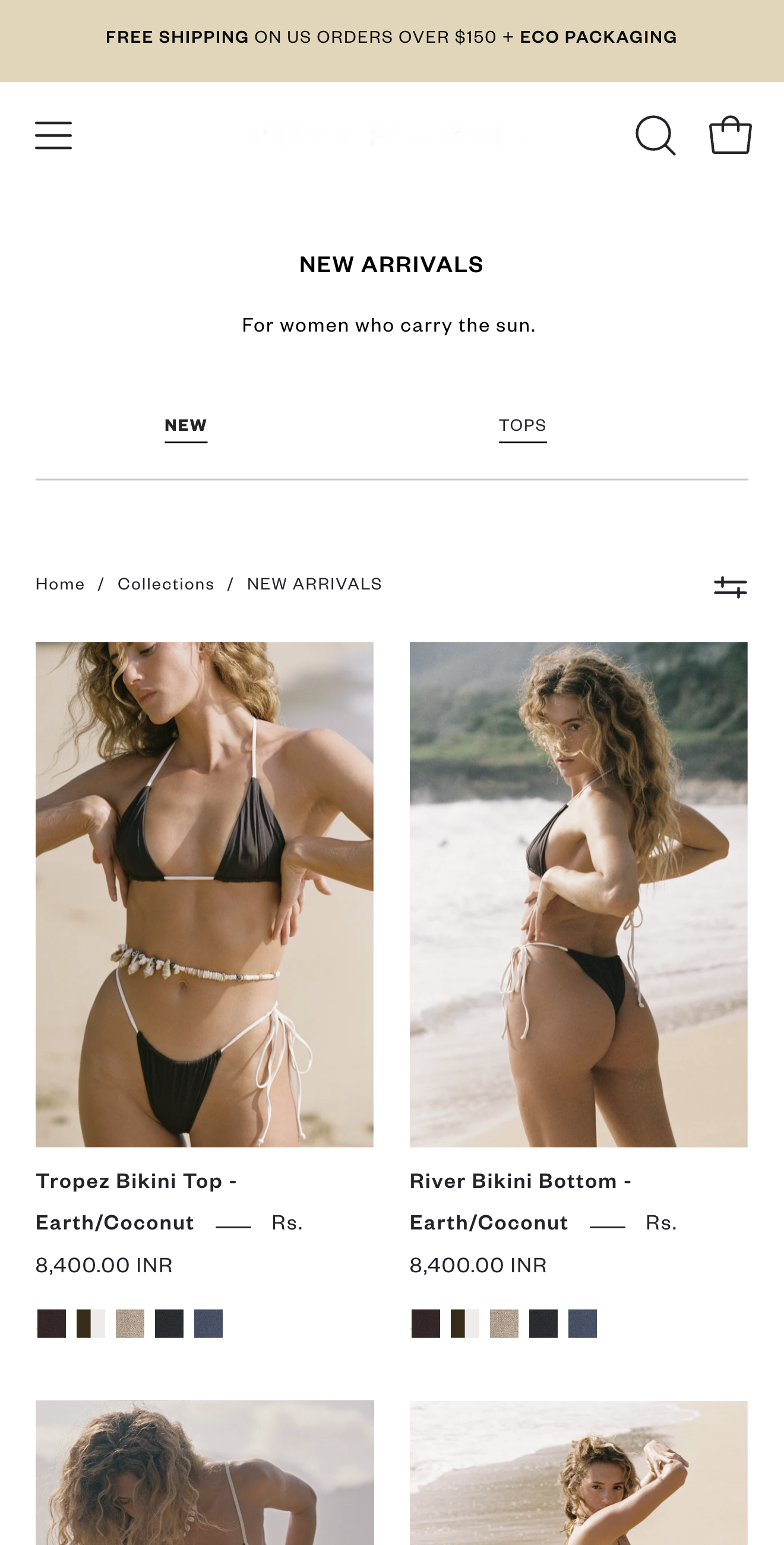New Arrivals & Summer Collection Catalog Grid