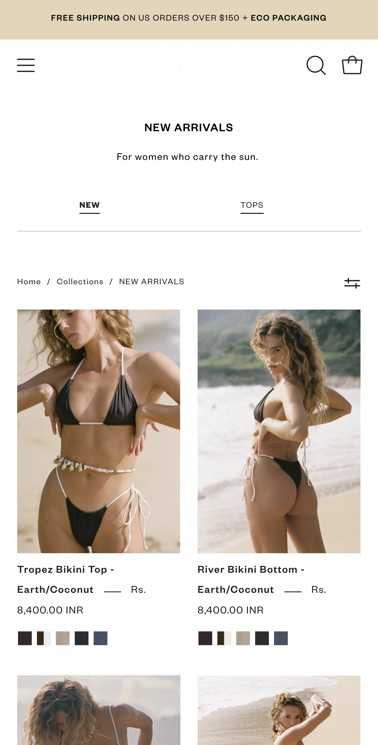 New Arrivals & Summer Collection Catalog Grid